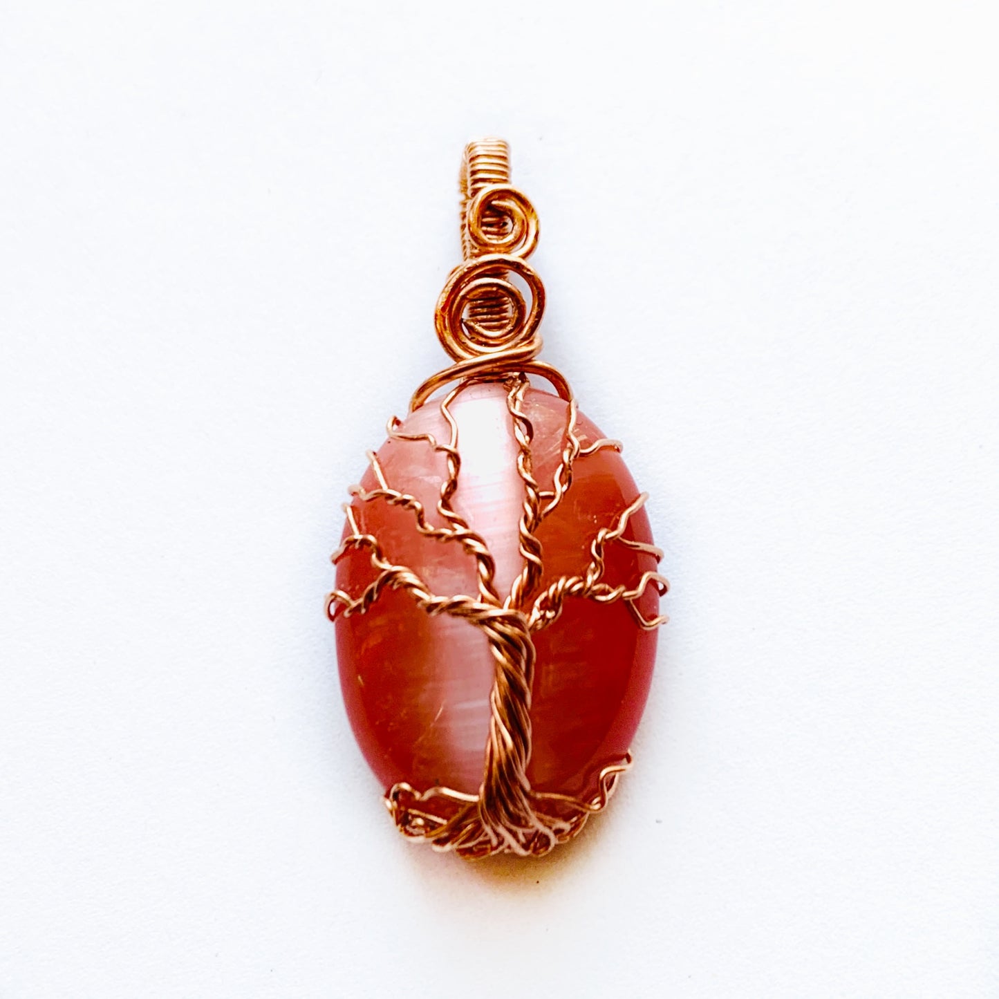 Copper Tree Cat's Eye - Pink