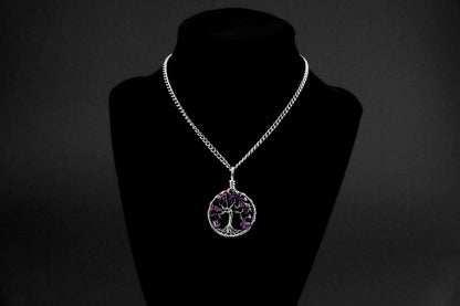 Amethyst Tree of Life Pendant