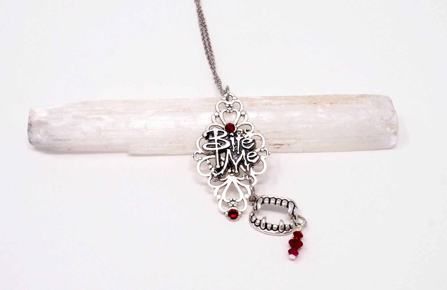 Gothic vampire necklace ~ Halloween costume jewelry