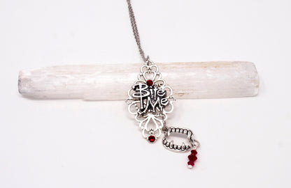 Gothic vampire necklace ~ Halloween costume jewelry