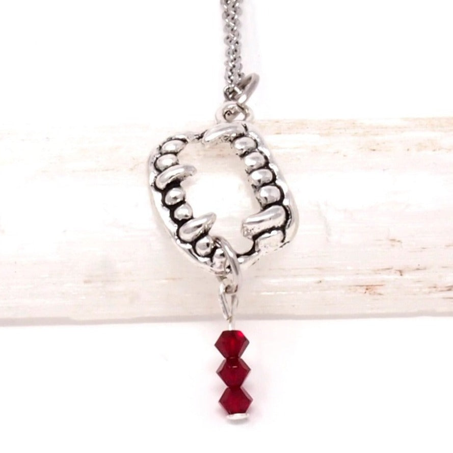 Vampire Fang Necklace ~ Halloween Costume Jewelry