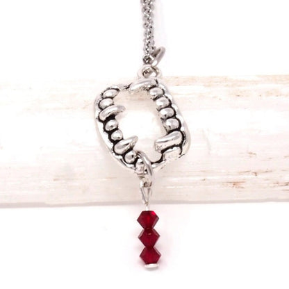 Vampire Fang Necklace ~ Halloween Costume Jewelry