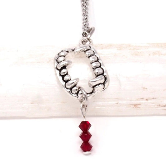 Vampire Fang Necklace ~ Halloween Costume Jewelry
