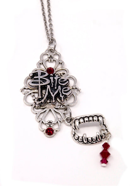 Gothic vampire necklace ~ Halloween costume jewelry