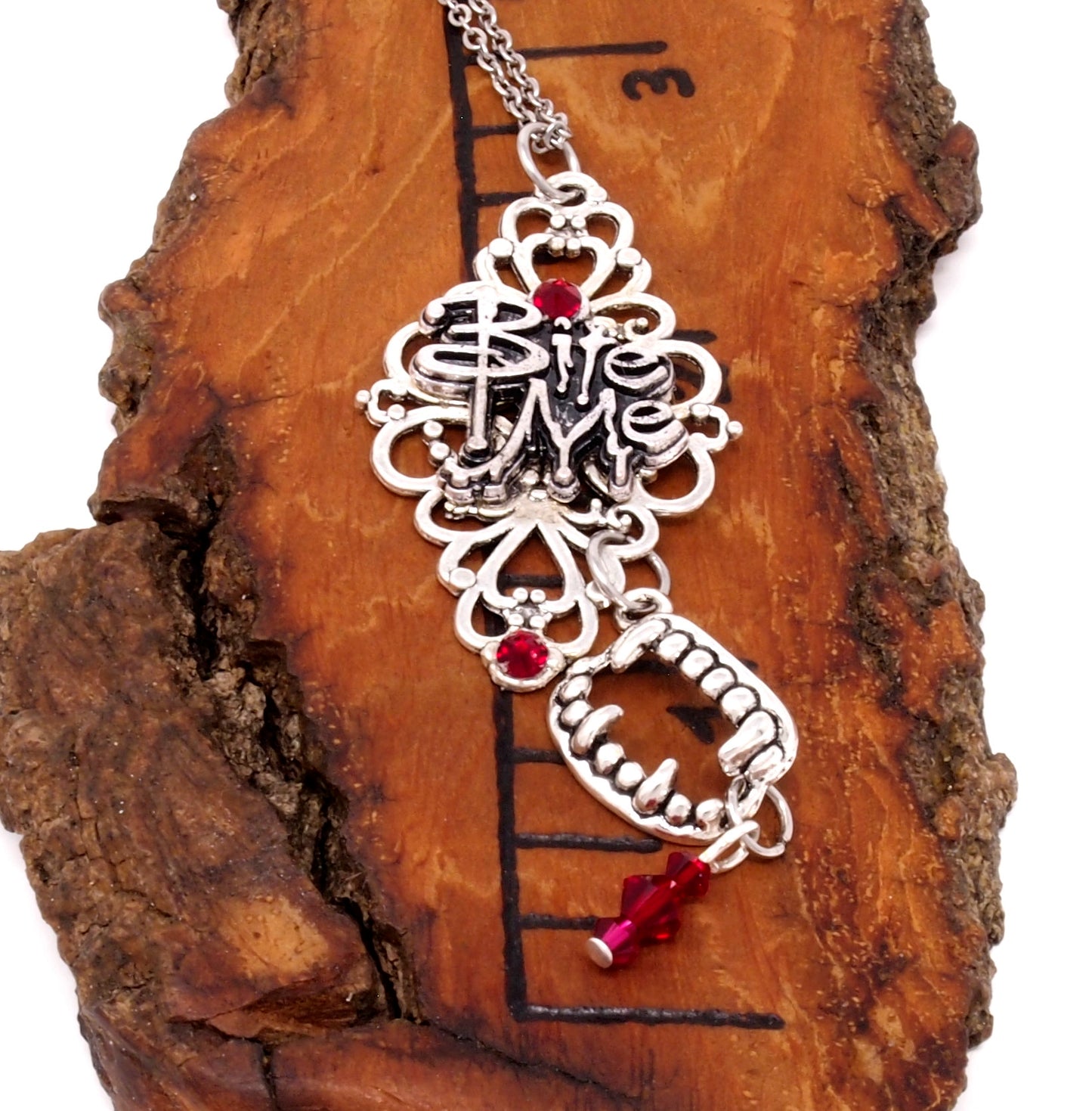 Gothic vampire necklace ~ Halloween costume jewelry