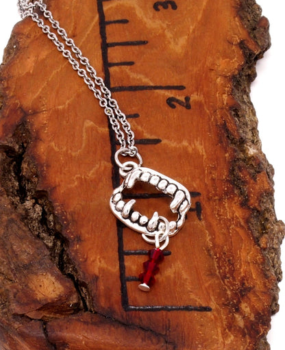 Vampire Fang Necklace ~ Halloween Costume Jewelry