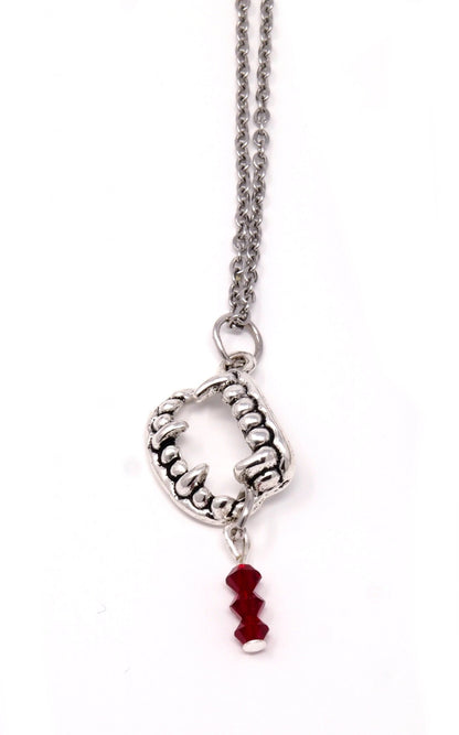 Vampire Fang Necklace ~ Halloween Costume Jewelry